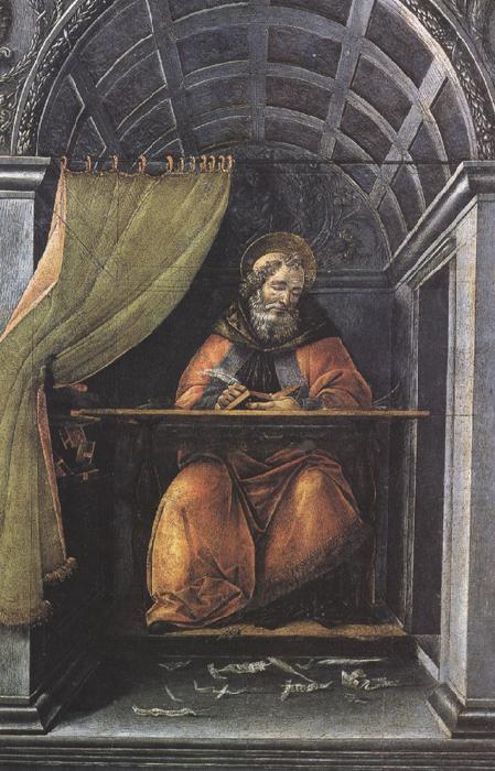 St Augustine in his Study (mk36), Sandro Botticelli